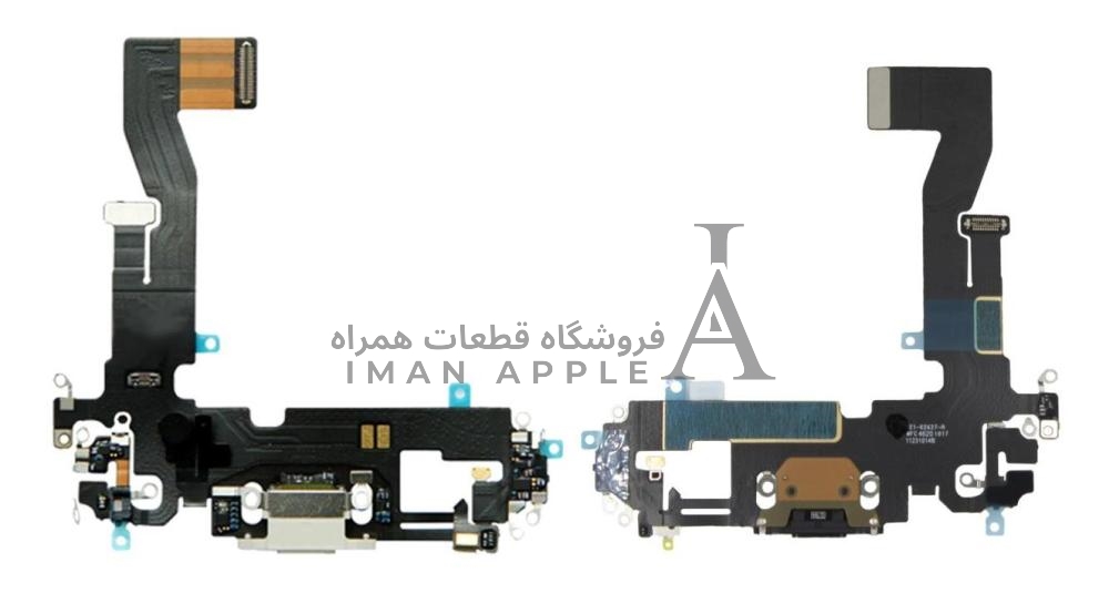 فلت شارژ سری‌های اپل آیفون 12 از فروشگاه قطعات همراه ایمان اپل، مناسب برای تعمیر و تعویض قطعات آسیب‌دیده.