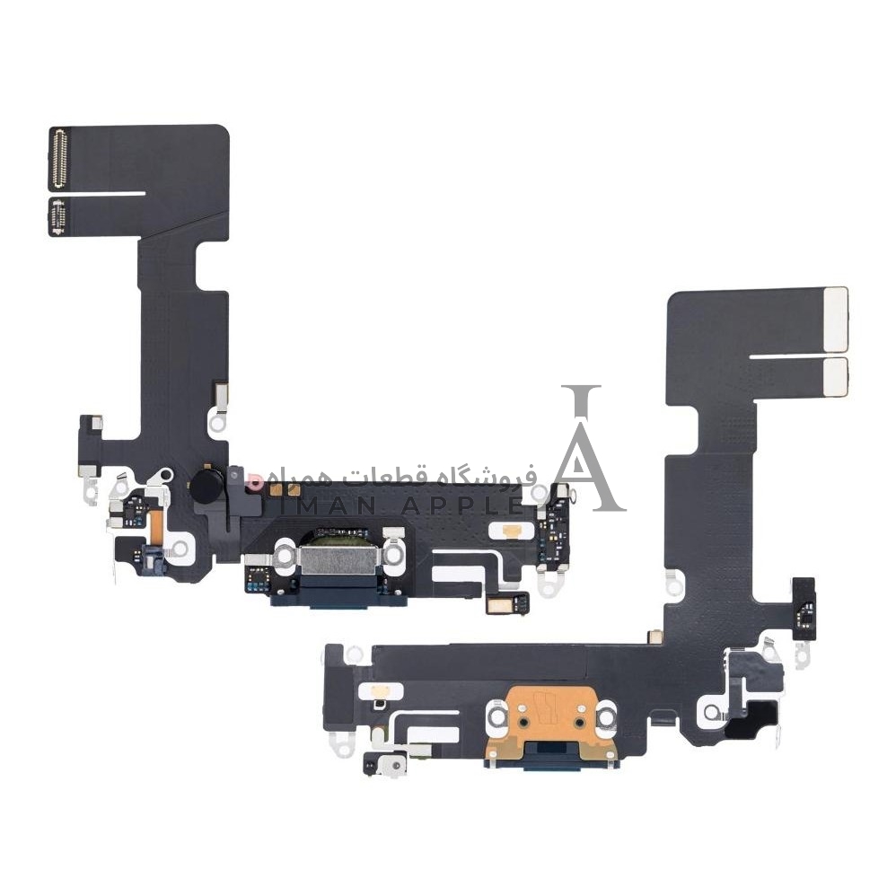 فلت شارژ سری‌های اپل آیفون 13 از فروشگاه قطعات همراه ایمان اپل، مناسب برای تعمیر و تعویض قطعات آسیب‌دیده.