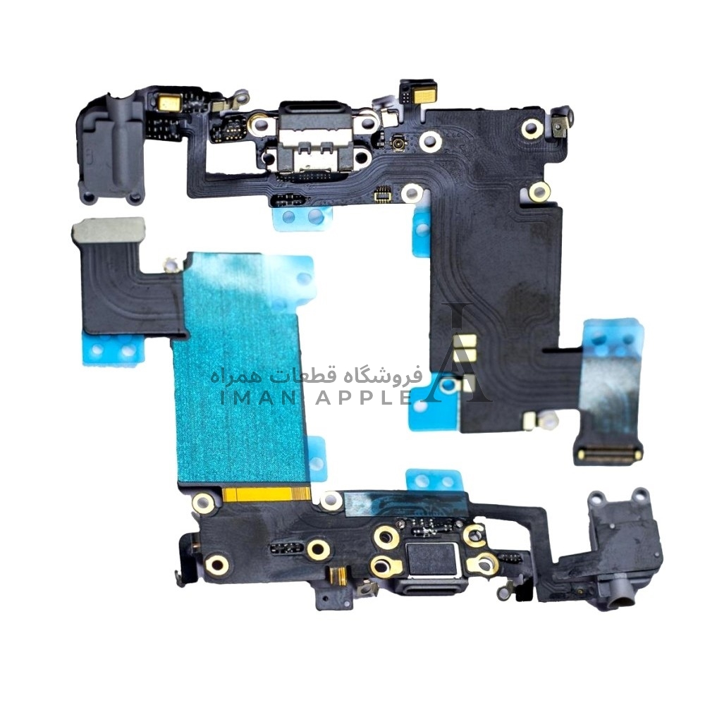 فلت شارژ سری‌های اپل آیفون 6s plus از فروشگاه قطعات همراه ایمان اپل، مناسب برای تعمیر و تعویض قطعات آسیب‌دیده.