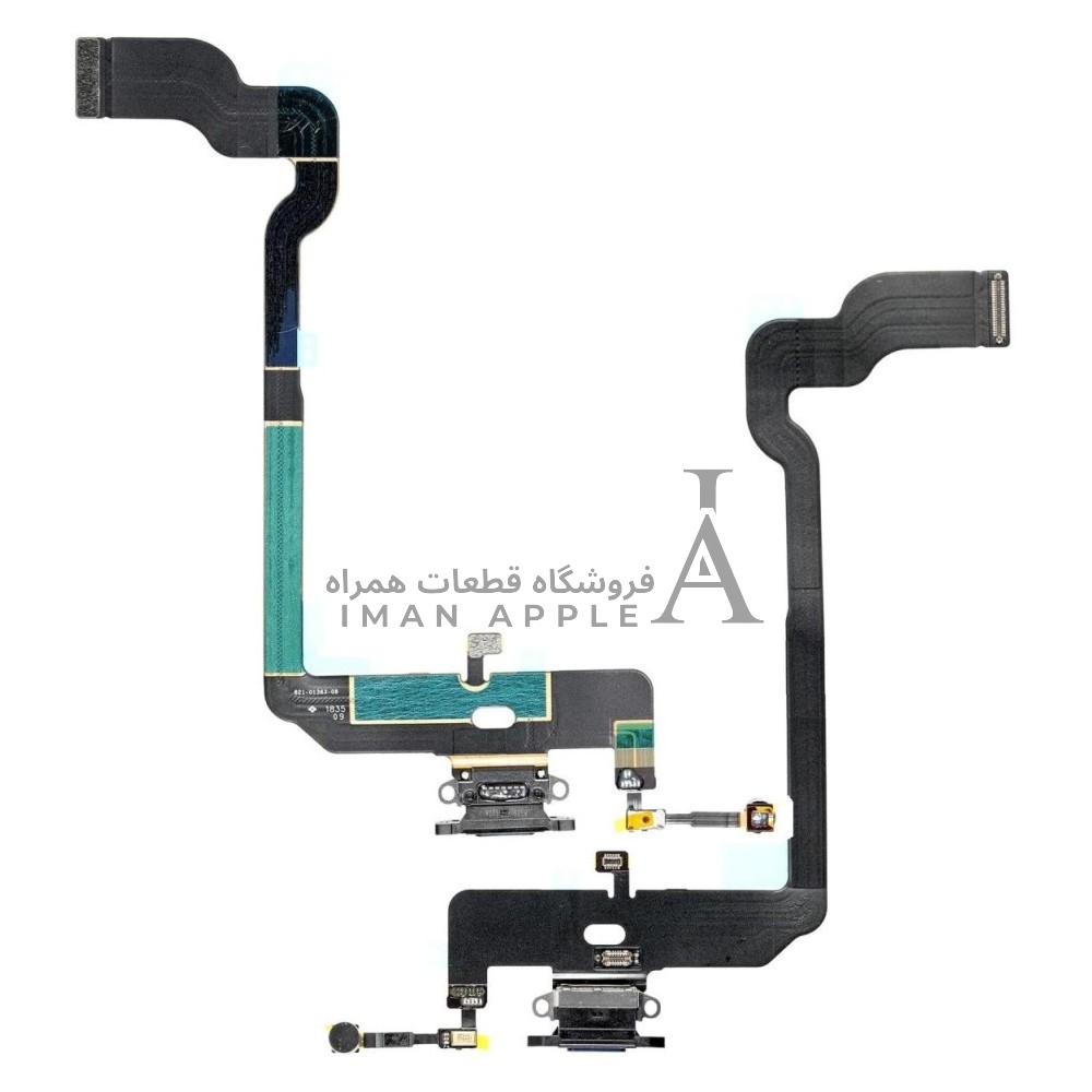 فلت شارژ سری‌های اپل آیفون XS از فروشگاه قطعات همراه ایمان اپل، مناسب برای تعمیر و تعویض قطعات آسیب‌دیده.