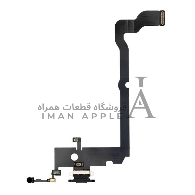 فلت شارژ سری‌های اپل آیفون XS MAX از فروشگاه قطعات همراه ایمان اپل، مناسب برای تعمیر و تعویض قطعات آسیب‌دیده.