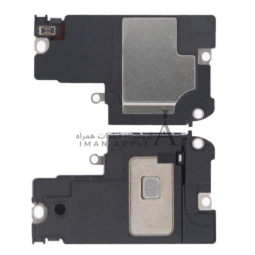 بازر اسپیکر اورجینال آیفون XS MAX از فروشگاه قطعات همراه ایمان اپل، مناسب برای تعمیر اسپیکرهای آسیب‌دیده و بازگشت کیفیت صدای دستگاه شما.