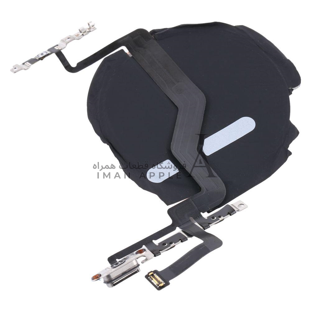 فلت پاور سری‌های اپل آیفون از فروشگاه قطعات همراه ایمان اپل، مناسب برای تعمیر و تعویض کلید پاور دستگاه.